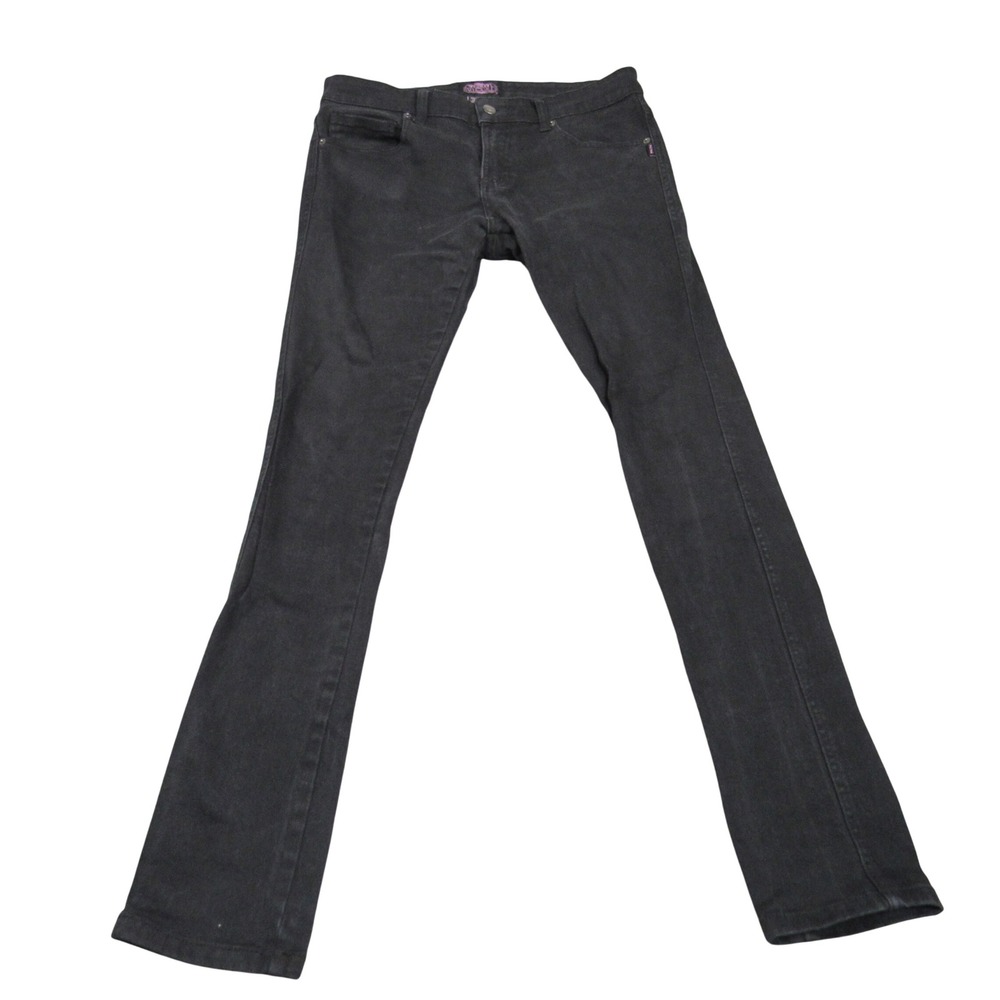Trash and Vaudeville Mens Black Denim Skinny Jeans Size 34 Punk Alternative NYC